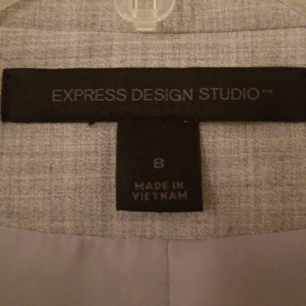 Express Gray Blazer - image 2